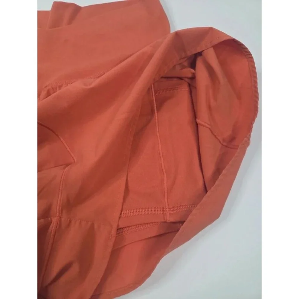 Offline Aerie Crossover Flowy Shorts Coral Orange Medium